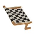 thumbnail image 2 of Cama para gatos Strade Fareast Limited Con mesita de noche estante desmontable resistente al desgarro asiento de ventana madera negro, 2 of 8