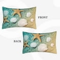 thumbnail image 4 of Balery Starfish And Seashell On The Summer Beach Bedding Queen Pillow Cases - Envelope Closure - Soft Brushed Microfiber Fabric - Shrinkage and Fade Resistant Pillow Cases-, 4 of 9
