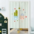 thumbnail image 6 of Cloth partition kitchen half curtain household bathroom curtain Simple green plant door curtain, 6 of 6