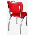 thumbnail image 4 of Richardson Seating Handle Back Diner Chair with 1" Pulled Seat-Color:Cracked Ice Yellow, 4 of 5