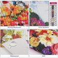 thumbnail image 3 of Kit de pintura de diamante 5D (30 x 40 cm), kit completo de pintura de diamante, punto de cruz, pedrería y flores, pintura por número para decoración de pared, sala de estar, dormitorio, oficina., 3 of 5