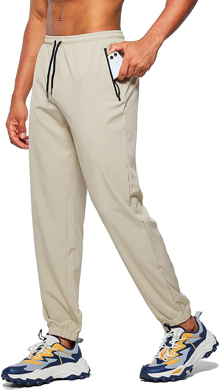 SANTINY Men's Lightweight Jogger Pants 