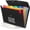 01-black, variant on Accordian File Organizer 7 Pocket Expanding File Folder with Labels, Plastic Expandable File Folder for Documents Letter Size A4 Papers - Black