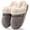 Gray, variant on Ecetana Women's Cozy Slippers Memory Foam Fuzzy Slipper Anti-slip House Shoes