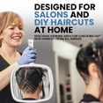 thumbnail image 6 of MIRRORVANA Hand Mirror with Ergonomic Handle - Hand Held Mirror for Make-up, Home Haircuts, Dental and Barber Use, 8” x 11” (White), 6 of 7