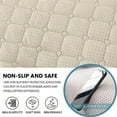 thumbnail image 5 of Waterproof Armrest & Headrest Cover for Recliner Sofa - 2 Seater, 4pcs (Color: #10), 5 of 12