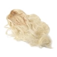 thumbnail image 2 of Peluca rubia larga ondulada con raya en medio para mujer, cabello largo y rizado, peluca sintética resistente al calor para Halloween, cosplay y uso diario., 2 of 14