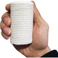 thumbnail image 3 of FrostHike Elastic Bandage 4 Pack. 3 Inches Wide x (13 to 15 ft. When Stretched) with Hook and Loop on Both Ends, Latex Free Bandage. Perfect Compression Wrap for Varicose Veins,Sprained Ankle, 3 of 5