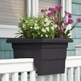 thumbnail image 5 of Root & Vessel Countryside Railing Planter, Black, 16", 5 of 5