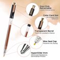 thumbnail image 5 of 12-Color Retractable Glitter Gel Pens, Skin Tone Metallic Ink with Fine Point for Coloring Books, 5 of 8