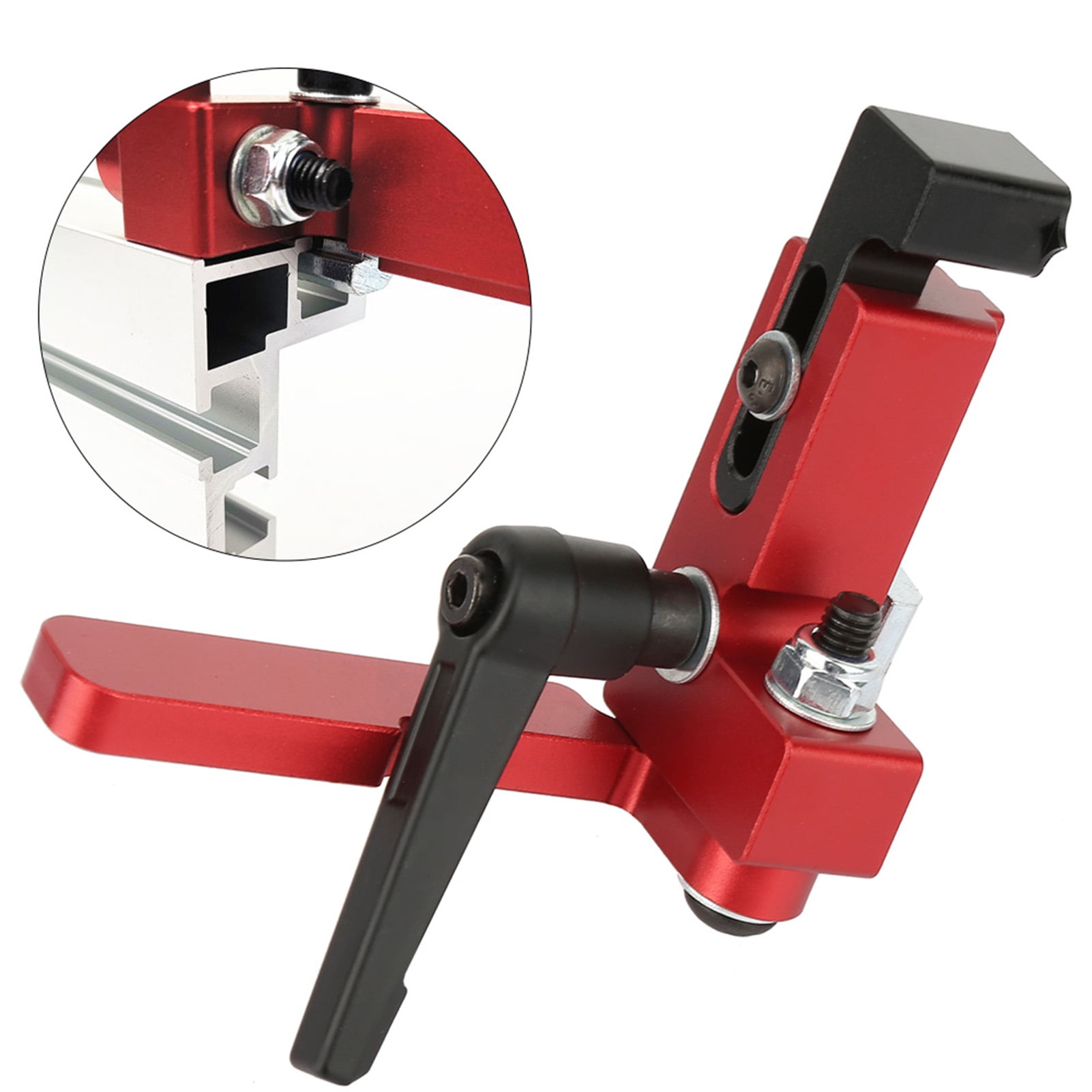 Alloy Steel Type-75 Woodworking Tool Miter Track Stop Accurate Length Limit Device