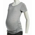 thumbnail image 5 of Times Two Maternity Ruched Sides T-shirt, 5 of 6