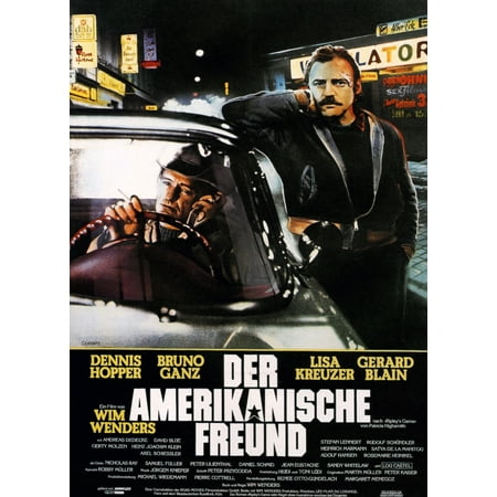 The American Friend Dennis Hopper Bruno Ganz 1977 Movie Poster