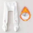 thumbnail image 2 of Xyant Girls Tights Soft Seamless Leggings Winter Knit Warm Newborn Pants Toddler Infant Baby Stockings (White,0-6 Months), 2 of 9