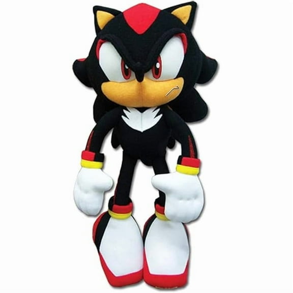 Sonic The Hedgehog New_8967 Great Eastern GE-8967 - Shadow Plush, 12", Multicolor