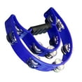 thumbnail image 4 of Musical Percussion Tambourine, Lightweight Sturdy Creativity And Imagination Inspiring Hand Tambourine Bell Handle Design Plastic  For Concert, 4 of 8