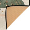thumbnail image 3 of Yayeee Area Rugs for Living Room 5.2'x4' Non Slip Washable Bedroom Floor Carpet, Beige Christmas Trees, 3 of 6
