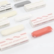 GUOOL Sculpture Modeling Clay AB Epoxy Sculpting Clay Modeling Putty Repairing Epoxy Putty Two Part Malleable Material Suitable for DIY Tools Kit Figurine C White