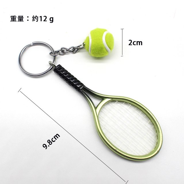 Llavero de tenis Colgante de llavero de tenis Manualidades Llavero de tenis Regalo