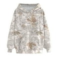 thumbnail image 4 of Womens Oversized Hoodies Camo Print Casual Long Sleeve Pullover Hooded Shirts 2025 Fall Winter Fashion Relaxed Fit Sweatshirts, 4 of 4