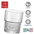 thumbnail image 3 of Bormioli Rocco 122116GRS021990 Novecento Barware DOF Glass, Stackable, Set of 4, 12.5 oz, Clear, 3 of 6