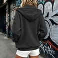 thumbnail image 7 of Aezemi Women Hooded Zip up Sweatshirts Fashion Comfy Winter Fall Outdoor Blouses with Pockets Casual Long Sleeve Full Zip Tops M, 7 of 7