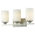 thumbnail image 2 of 3 Light Bath Vanity In Fusion Style 17.38 Inches Wide By 8.5 Inches High-Brushed Nickel Finish Z-Lite 435-3V-Bn, 2 of 2