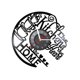 thumbnail image 2 of Reloj de Pared Toystoory Silencioso Grande Decoración del Hogar Negro, 2 of 6