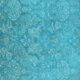 thumbnail image 1 of Ahgly Company Indoor Square Oriental Light Blue Industrial Area Rugs, 7' Square, 1 of 4