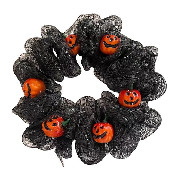 1 Uds. Decoración de corona temática de Halloween para decoraciones de Halloween