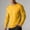 Yellow, variant on Daiosportswear Men's Cotton Crewneck T-Shirts Long Sleeve Plain Tee Moisture Wicking Casual Solid Color Tshirts Yellow XL