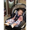 thumbnail image 5 of BemeyourBBs Toddler Baby Girls 4th of July Outfit Patriot Independent Day Summer Romper Clothes One Piece Jumpsuit Bell Bottoms Casual Slim Fit American Flag Print Halter Neck Backless Overalls, 5 of 7
