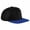 Black/Royal Blue, variant on Beechfield  Original Flat Peak Snapback Cap