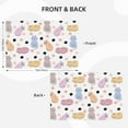 thumbnail image 2 of Cats Placemats Set of 6, Funny Cats Place Mats Table Mats for Kitchen Dining Table Kitchen Decor Linen 12x18 Inch, 2 of 6
