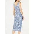 thumbnail image 2 of I-N-C Womens Tulip-Bottom Sheath Dress, Blue, Small, 2 of 3