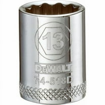 Stanley Consumer Tools 227927 0.37 in. Drive 13 mm 12 Point Shallow Socket