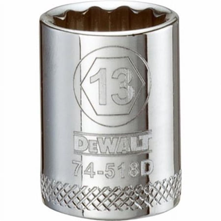 UPC: 0076174745184 | Stanley Consumer Tools 227927 0.37 in. Drive 13 mm 12 Point Shallow Socket