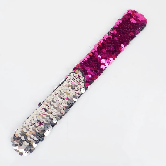 LOLIPPYY 10Pcs Glitter Snap Bands Shining Bracelet Decorative Party Decorations for Girls Random Color