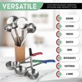 thumbnail image 1 of Portion Control Serving Spoons - Bariatric Must Haves - Perfect for & Gastric Bypass - Set of 8 Lad, 1 of 4