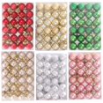 thumbnail image 4 of Juego de 144/24 mini bolas navideñas galvanizadas, colgante para árbol de Navidad, adorno colgante para fiesta de Año Nuevo, decoración del hogar, 4 of 5