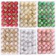thumbnail image 4 of Juego de 144/24 mini bolas navideñas galvanizadas, colgante para árbol de Navidad, adorno colgante para fiesta de Año Nuevo, decoración del hogar, 4 of 5