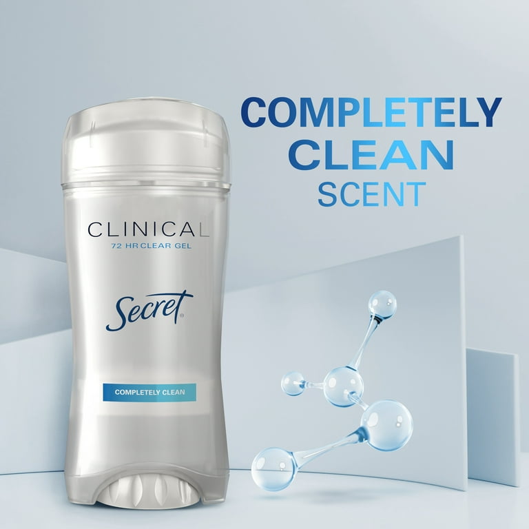 Secret Clinical Strength Clear Gel Antiperspirant and Deodorant
