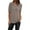 Grey, variant on YOTMKGDO Elbow-Length V-Neck Shirt | Button Women Ladies Clothing Loose Shirt Chiffon Zipper Long Sleeves Plus Size Tops, summer tops for women (Sage Green, L)