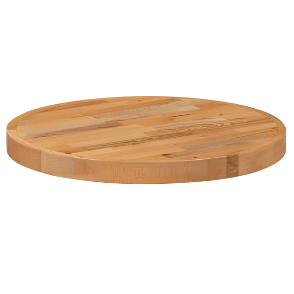 Flash Furniture Mayfair 24" Round Butcher Block Style Table Top
