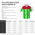 thumbnail image 3 of Watermelon Men'S 3d Print Casual Button Down Shirts, Novelty Hawaiian Short Sleeves M, 3 of 7