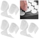 thumbnail image 3 of 3000 Pares Cinta Adhesiva Doble Cara Ganchos Bucles Discos 10mm Blanco, 3 of 6