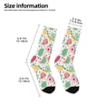 thumbnail image 2 of Uemuo Turtle Flower Printed Kids Boys Socks Seamless Crew Socks Crazy Funny Athletic Sport Socks for Children, 2 of 6