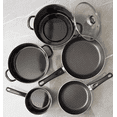 thumbnail image 5 of Bateria De Cocina de Aluminio Con Antiadherente 6 Piezas Negro Con Tapa De Vidrio, 5 of 5