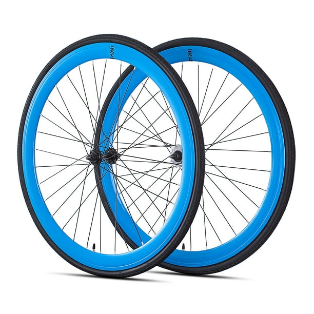 6KU 700C Alloy Deep V Wheelset Fixed Gear SingleSpeed Fixie Flip Flop