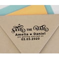 thumbnail image 4 of Personalized Self Inking Monogram Stamp Custom Signature Logo Stamper Proposal Gift Idea-S8, 4 of 5